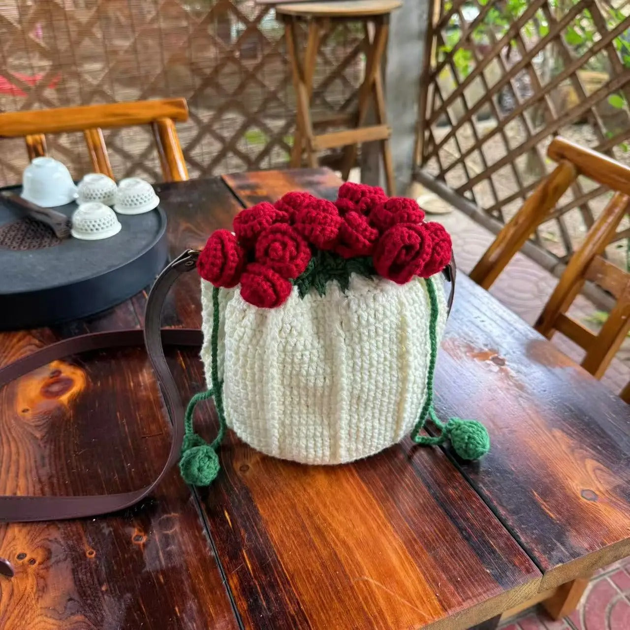 Leo's - Bolso Ramo de Rosas