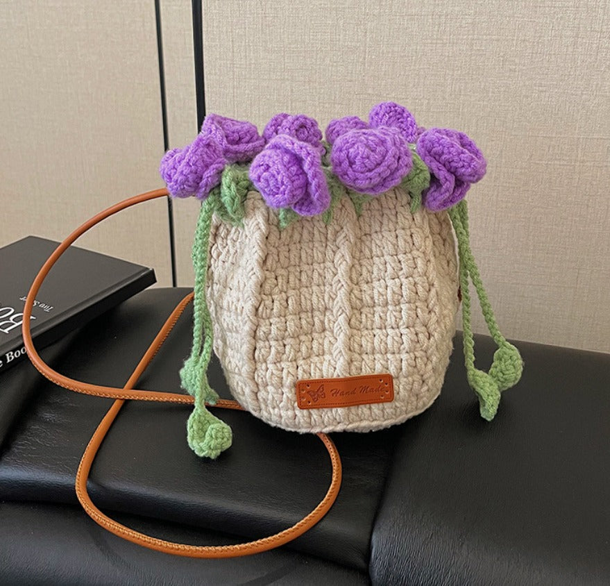 Leo's - Bolso Ramo de Rosas Moradas
