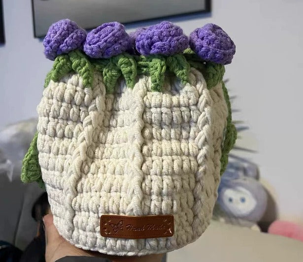 Leo's - Bolso Ramo de Rosas Moradas